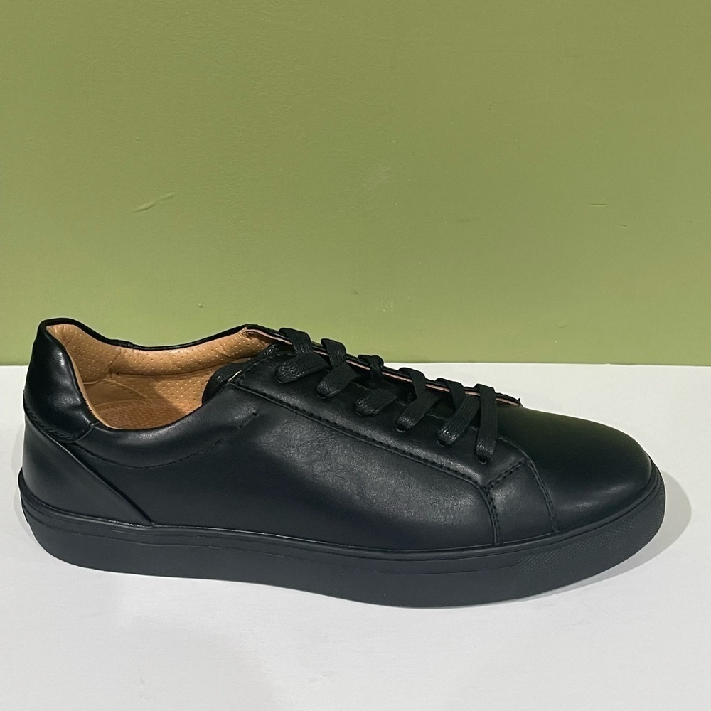 Harrison Myles shoes casual sneakers black synthetic leather - Picture 3 of 6
